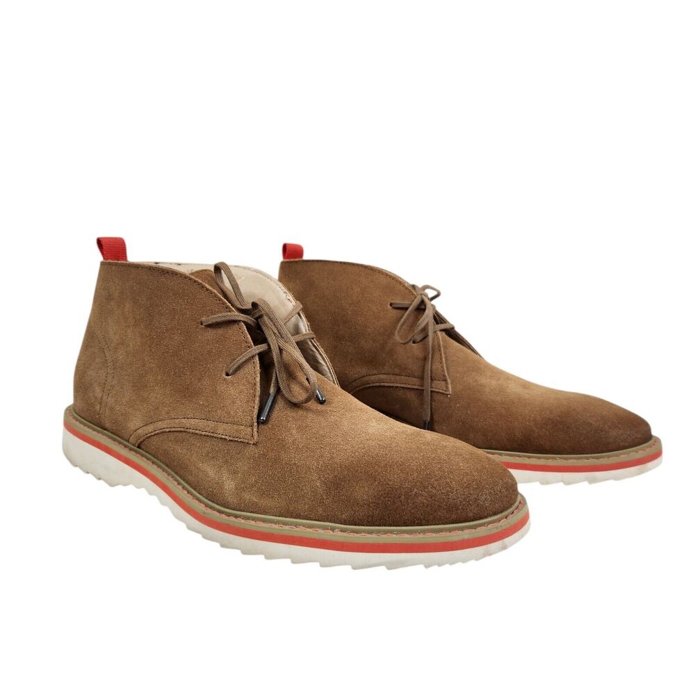 Blue Saks Fifth Avenue Brown Suede Chukka Boots 10.5 M